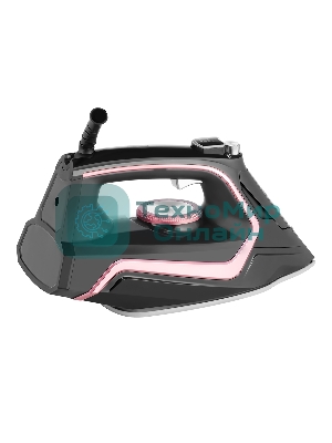 Утюг Centek CT-2313 розовый/черный, 2400 Вт, 50 г/мин, 185 г/мин, 350 мл