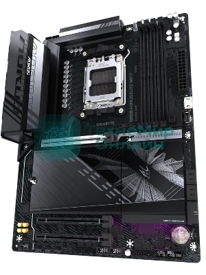 Материнская плата Gigabyte B850 AORUS ELITE WIFI7 rev. 1.1, AM5, AMD B850, 4xDDR5, 4xSATA, 3xM.2, 1xPCIe 5.0 x16, 2xPCIe 3.0 x16, 1xDP, 1x2.5Gb LAN, Wi-Fi 7, Bluetooth 5.4, 1xUSB-C 10Gbps, 2xUSB-A 10Gbps, 5xUSB-A 5Gbps, 4xUSB-A 2.0, 3x3.5 мм + S/PDIF оптический, 7.1, ATX