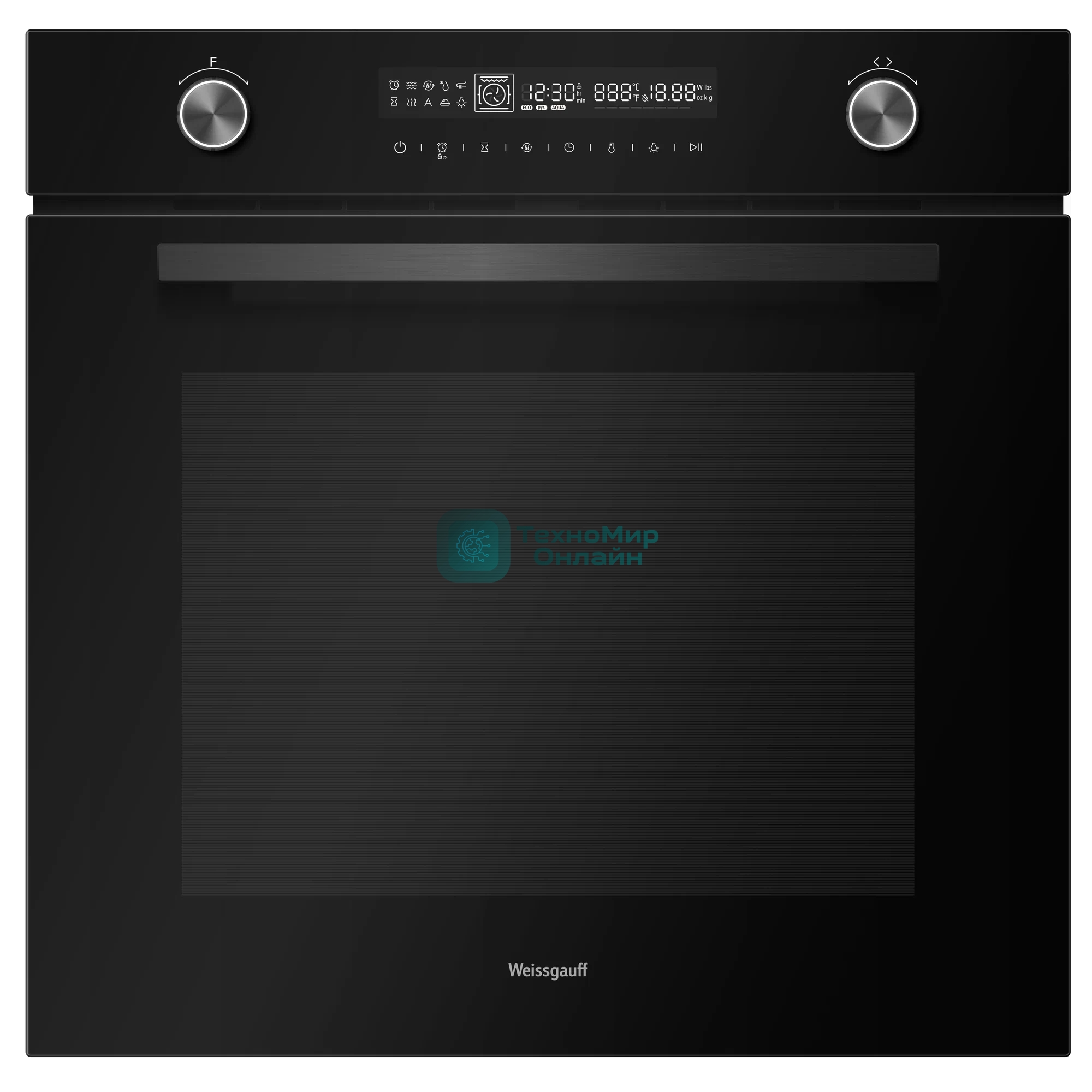 Духовой шкаф Weissgauff EOM 741 PDB Black Edition