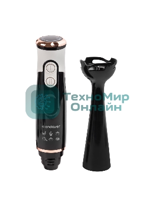 Блендер погружной Endever Sigma-83, черный/белый, мощность 1000 Вт, нож из нержавеющей стали, комплект аксессуаров,