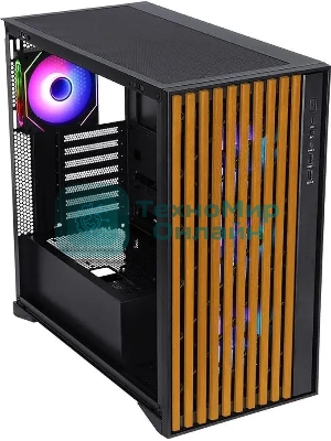 Компьютерный корпус Aerocool / Formula TimberLine T0 черный без БП mATX 6x120мм 6x140мм 2xUSB3.0 audio