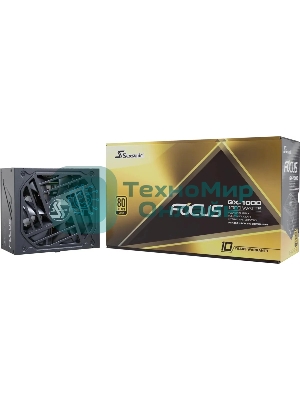 Блок питания Seasonic ATX 1000W Focus GX-1000 80 PLUS gold (20+4pin) APFC 135мм fan 10xSATA Cab Manag RTL
