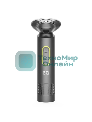 Электробритва BQ SV1002 Green-Gray. Мощность 5 Вт/Время зарядки 90 минут/Время беспроводной работы 60 минут/Влагозащита IPX6/Мытье под водой/Портативная база для зарядки