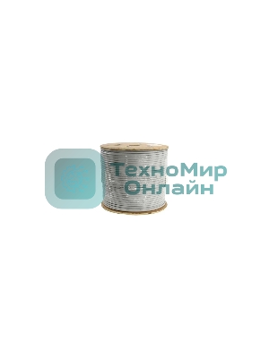 Кабель NEOMAX NM711001 U/UTP cat.5e 4x2x0.46, 24 AWG, медь, внутренний, PVC, 305м, серый