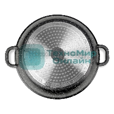 Сотейник Lara LR02-213 4.8 л, 32 см, литой алюминий, с крышкой