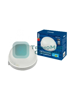 Светильник влагозащищенный UNIEL (UL-00006771) UWL-R01 100W/E27 IP54 WHITE Круг