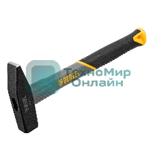 Молоток слесарный Denzel 400 г, кованый, фибергласовая рукоятка c TPR покрытием