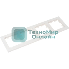 Рамка 4-мест. IEK BRITE РУ-4-БрБ бел.