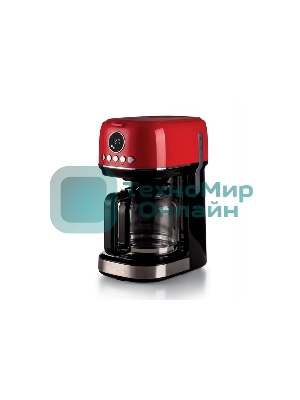Кофеварка капельная Ariete 00M139600AR0 красный, молотый, 1,5 л. 900 Вт
