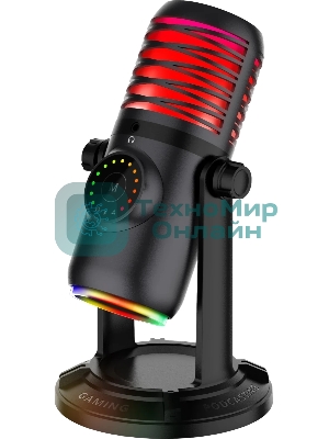 Игровой стрим микрофон Redragon Stellaris GM306 USB,омнидир,подсветка_1