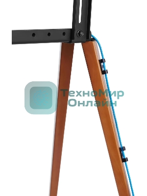 Подставка для телевизора Cactus CS-ST3646BKWN черный/орех, 49