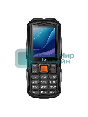 Мобильный телефон BQ 2430L Tank Connect черный/серый