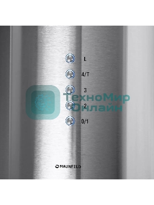 Вытяжка островная Maunfeld Lee Isla 39 нержавеющая сталь, 38 см, 1000 куб. м/ч, 52 дБ