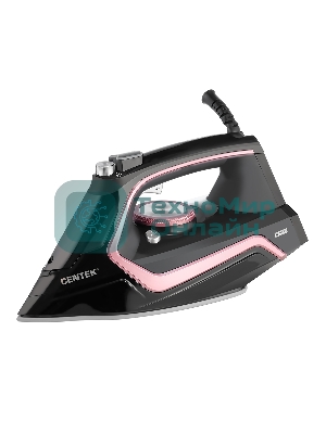 Утюг Centek CT-2313 розовый/черный, 2400 Вт, 50 г/мин, 185 г/мин, 350 мл