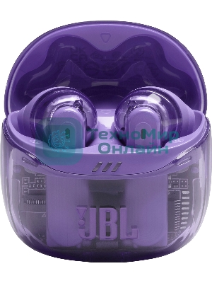 Наушники TWS JBL Tune Flex 2 призрачно-фиолетовый, вкладыши/внутриканальные (трансформер), Bluetooth, адаптивное шумоподавление