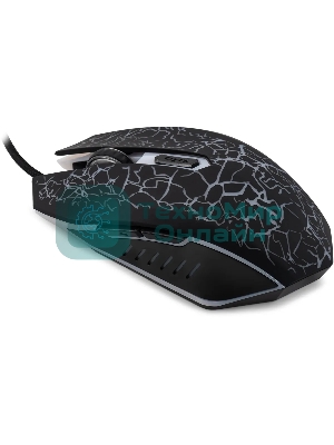 Мышь проводная Oklick 896G черный, 12800 dpi, USB, кнопки - 5