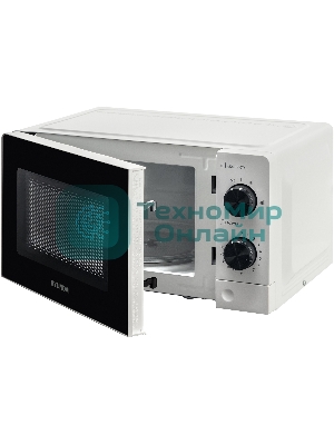 Микроволновая печь Hyundai HYM-M2049 белый/черный, 20 л, 700 Вт, переключатели - поворотный механизм