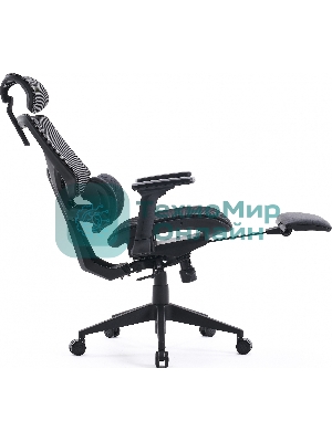 Кресло Cactus CS-CHR-MC01-GYBK серый, сетка, подголовник