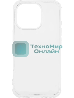 Чехол Bumper Case для Apple iPhone 16 Pro прозрачный, Borasco