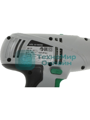 Дрель-шуруповерт ИНТЕРСКОЛ ДШ-10/260Э2, 260 Вт, 35 Нм, щеточный