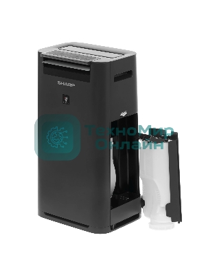 Климатический комплекс Sharp KC-G41RH черный, 28 м², 2.5 л, HEPA-фильтр, ионизация Plasmacluster, гигростат