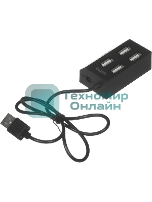 USB-концентратор Buro BU-HUB4-U2.0, USB 2.0, USB 4 порта, USB