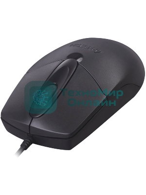 Мышь проводная A4Tech OP-720S черный, 1200 dpi, USB, кнопки - 3