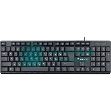 Клавиатура проводная Defender Daily HB-162, USB, черный