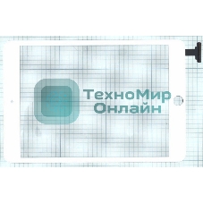 Сенсорное стекло (тачскрин) Ipad mini 3 (retina) no IC (A1599, A1600). белое