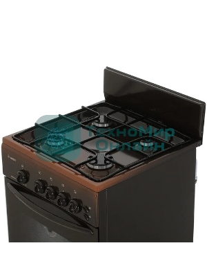 Плита газовая Gefest ПГ 3200-06 К36 коричневый, конфорок 4 шт, духовка 42 л, 50 см x 85 см x 53 см
