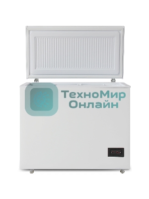Морозильный ларь Бирюса Б-210KDN, белый с глухой крышкой, 160 л