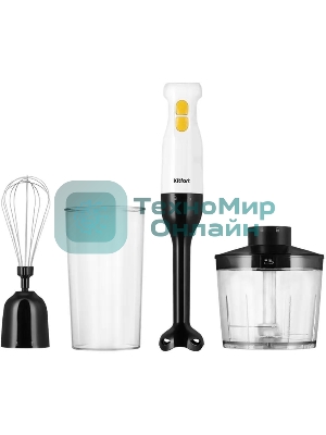 Блендер погружной Kitfort КТ-3511 250Вт белый/черный