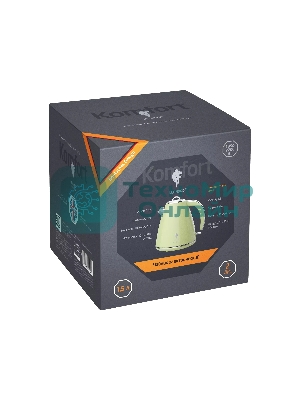 Чайник электрический LEONORD LE-1906/2 RETRO, 2200 Вт, 1.5 л, оливковый