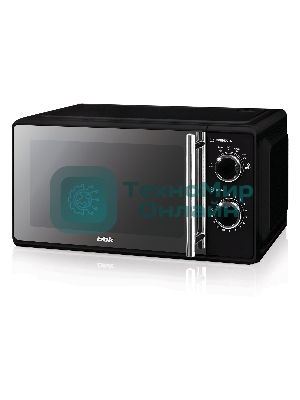 Микроволновая печь BBK 17MWS-794M/B-M черный, 17 л, 700 Вт, переключатели - поворотный механизм