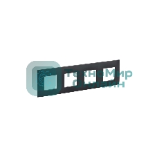 Рамка 4-м IEK SKANDY SK-F04G графит SK-M42-K53