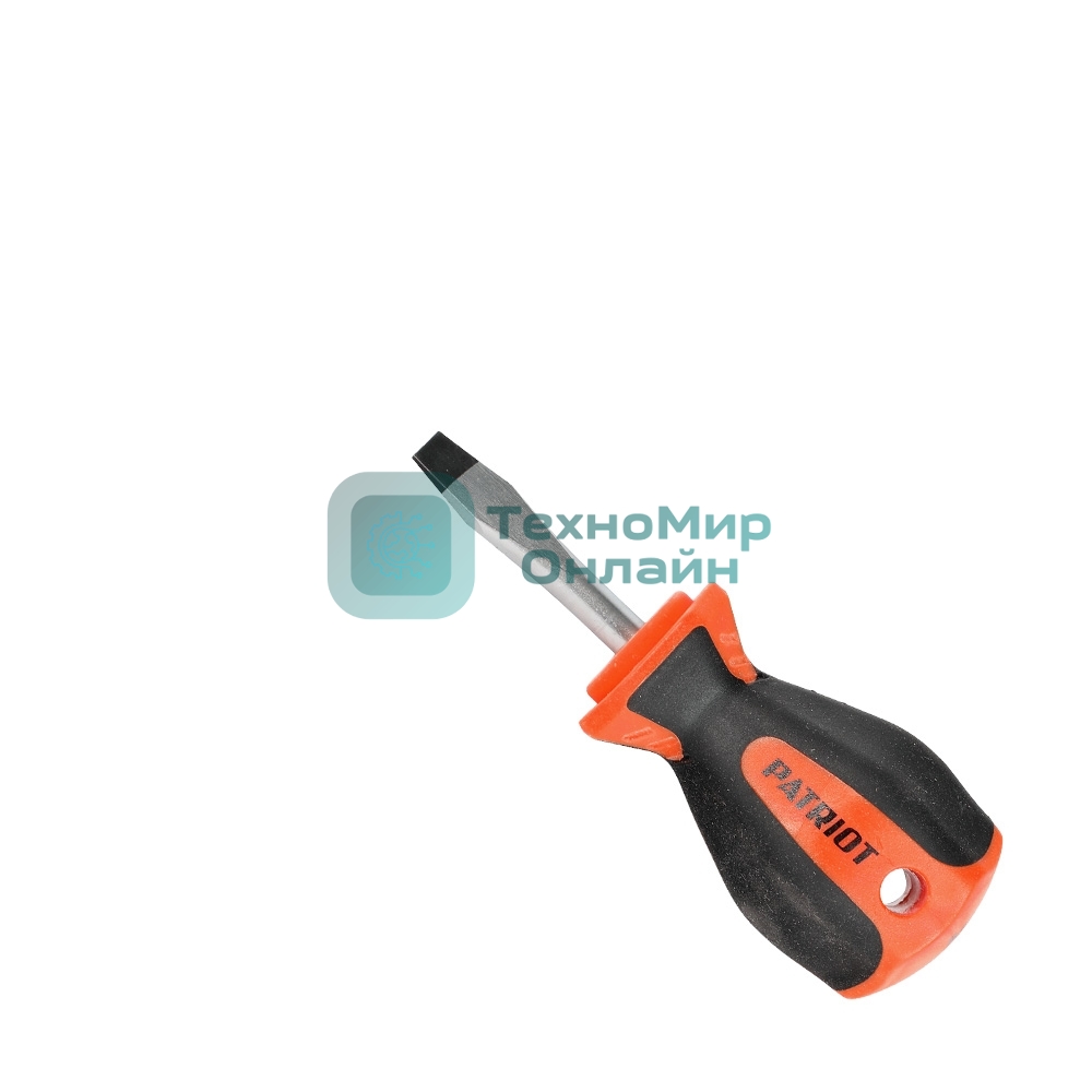 Отвертка Patriot SL6x38, CR-V, магнитная, двухкомпонентная рукоятка