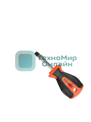 Отвертка Patriot SL6x38, CR-V, магнитная, двухкомпонентная рукоятка