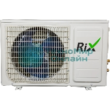 Кондиционер сплит-система настенного типа RIX LITE I/O-W07MB 7000 BTU, 21 м², 23 дБ, охлаждение, обогрев, осушение, белый