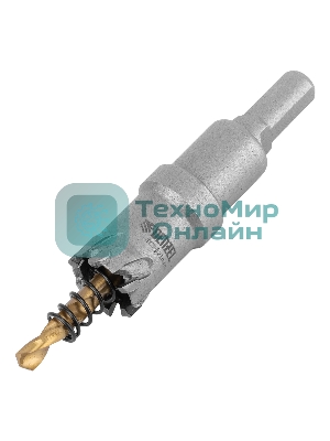 Коронка по металлу Denzel твердосплавная, 21 мм