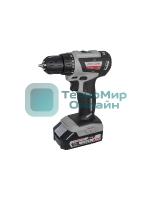 Дрель-шуруповерт ИНТЕРСКОЛ ДА-10/18В, 18 В, 2 Ач, 42 Нм, бесщеточный