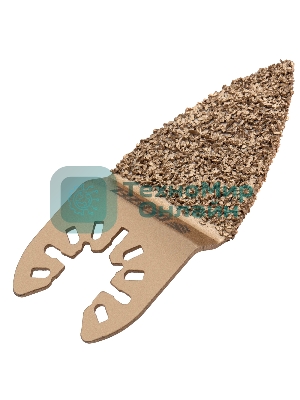 Насадка для МФИ Denzel шлифовальная дельтовидная, HM, по плитке и дереву, 33 мм