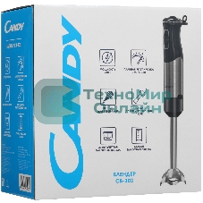 Блендер погружной Candy CB-203 черный, 1200 Вт, плавная регулировка, турбо