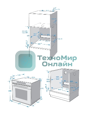 Духовой шкаф Weissgauff EOM 751 PDB Black Edition