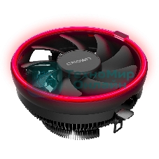 Кулер для процессора Crown CM-1150PWM RED v2 черный, 105 мм, алюминий, 1800 об/мин, 26.3 дБ, 4 pin, 115 Вт, 70 мм