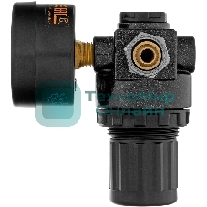 Регулятор давления с манометром Denzel R1500, 12 бар, 1/4