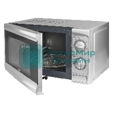 Микроволновая печь BBK 20MWS-707M/S серебро, 20 л, 700 Вт, переключатели - поворотный механизм