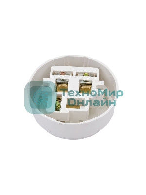 Розетка наружная разборная для плиты с заземлением 32А белая РПпл10-01-Ст