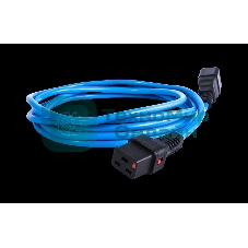 Шнур питания с фиксатором REM IEC 60320 C19/IEC 60320 C20, 16 А/250 В (3 x 1,5), длина 1,8 м, синий R-16-Cord-C19-C20-1.8-Blue