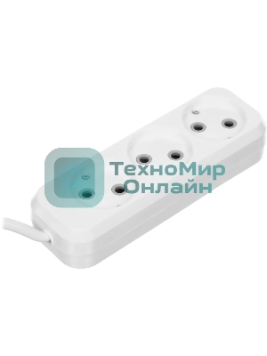 Удлинитель Defender (99275) B230 - 3 роз х 15 м, белый