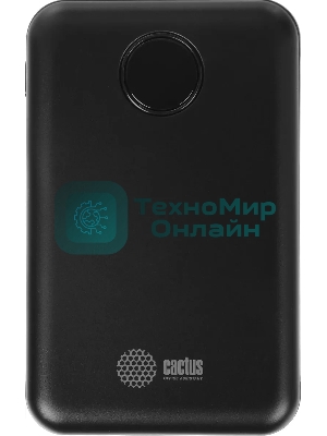 Портативный аккумулятор Cactus CS-PBFSOA-10000 10000mAh 22.5W 4.5A USB-A/USB-C черный
